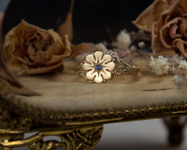 Lover Gold Rose Sky Blue Ring (natural flowers) - China Artificial Flowers  and Gold Rose price | Made-in-China.com